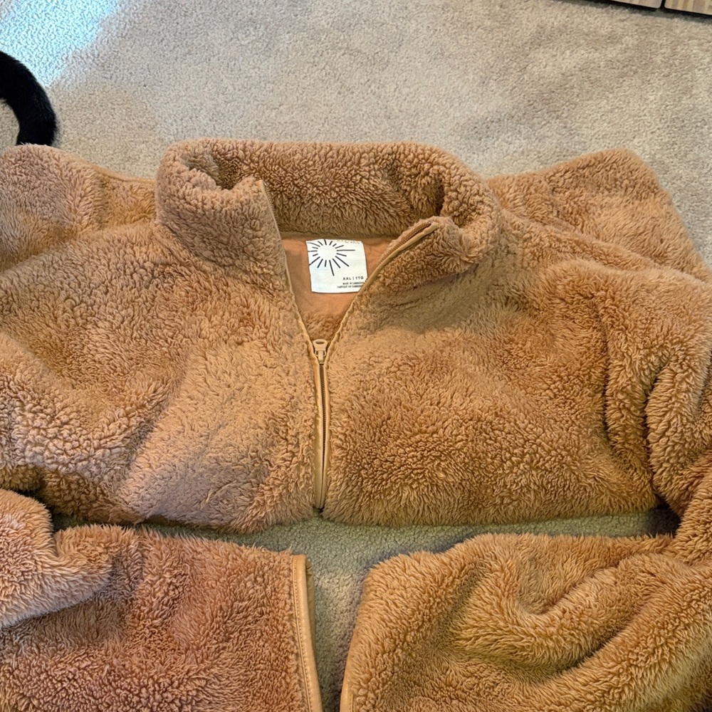 Aerie Tan Sherpa Jacket